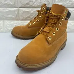 【美品】 ティンバーランド ワークブーツ ボーイズサイズ 12909 JP23 Timberland（ティンバーランド） ブーツ キッズ JUNIOR 6INCH PREMIUM