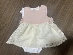 ベビーワンピース　ロンパース petit main 80cm