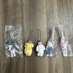 サンリオキャラクターズ　ミニチュアチャーム　ライブキャラクター　コンプ