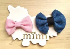 女の子ベビー ヘアクリップー リボン