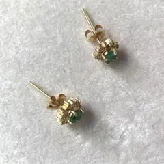 Vendome Aoyama K18エメラルド ピアス 両耳用 - メルカリ Vendome Aoyama K18エメラルド ピアス 両耳用