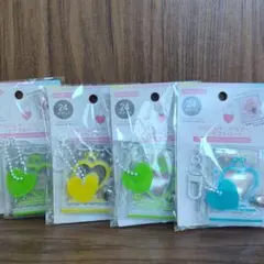 ハート型アルバムキーホルダー4個セット