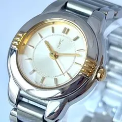 Ⴤ1169ꕤ美品 YSL イヴ・サンローラン 腕時計 シルバー コンビ - メルカリ