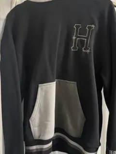 HUF ブラック グレー パーカー Mサイズ