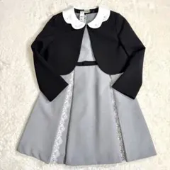 【極美品】プティマイン フォーマル セットアップ 130 入学式 発表会