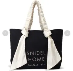 SNIDEL HOME トートバッグ ブラック