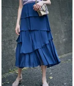 アメリヴィンテージ　MEDI RANDOM SWING SKIRT