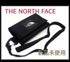 ミニウォレット 韓国 ノースフェイス 三つ折り サイフ ストラップ 新品未使用