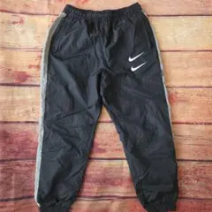 NIKE ダブルスウッシュ ナイロン ウーブンパンツ L