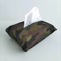 【箱なし用S】外れにくい♪ハーフサイズ迷彩柄ティッシュケース ソフトパック用 S
