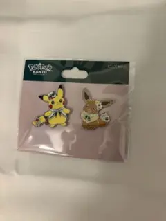 限定品】ピカチュウ・イーブイ／ポケパーク カントー ピンズセット