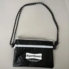 SUPER BEAVER レジャーサコッシュ グッズ ブラック 黒 美品のサムネイル