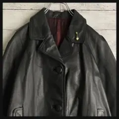 【B-817】ヴィンテージ　レザージャケット　レトロ　入手困難　定番 人気