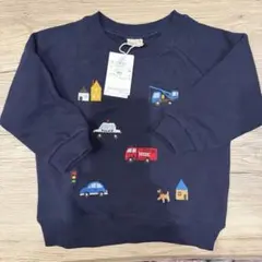 【新品・未使用】petit main トレーナー 90