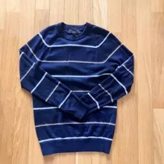 BANANA REPUBLIC ネイビー ストライプ ニット S