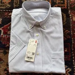 ユニクロ　ドライノンアイロン　ジャージーシャツL　半袖　UNIQLO