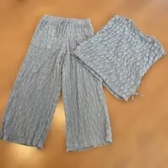 ZARA kids セットアップ ワッフル素材 128 122 女の子