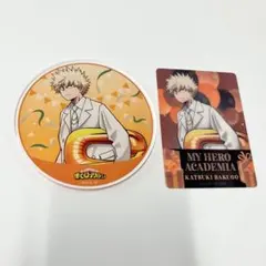 ヒロアカ 10周年 爆豪勝己　アクリルコースター 特典カードセット