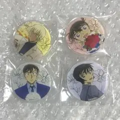 名探偵コナン 花束 ver. アクリルバッジ 4点セット