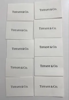 Tiffany & Co. 購入証明書 カード 10枚セット - メルカリ