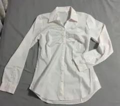 美品11号n- line ピンクブラウスシャツ 洋服の青山 佐々木希プロデュース