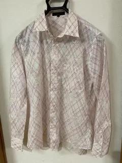 長袖シャツ Lサイズ チェック柄