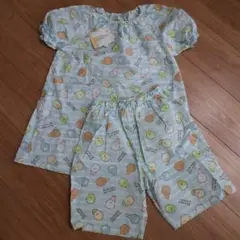 すみっコぐらし　半袖　パジャマ　女の子　夏用　上下セット　キッズ　子供　140