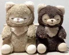 リブハート くまさんぬいぐるみ 2点セット