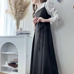 classicalELF 4way仕様 キャミワンピース ブラック