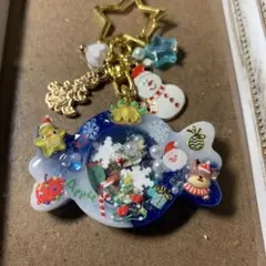 シャカシャカクリスマスキャンディキーホルダー