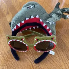 ユニバ 恐竜 カチューシャ サングラス