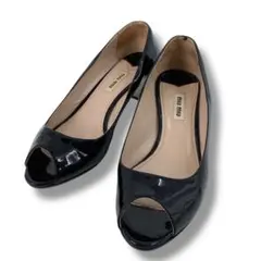Miu Miu Bijou Heel Patent Leather Pumps