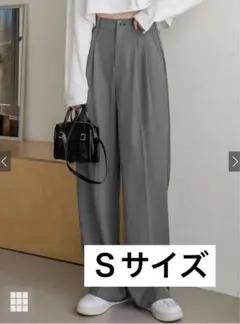 GRL センタープレスタックワイドパンツ ［ai38］