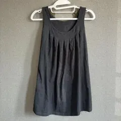 【期間限定販売】バックストライプ切り替え タンクトップ チャコールグレー Mのサムネイル