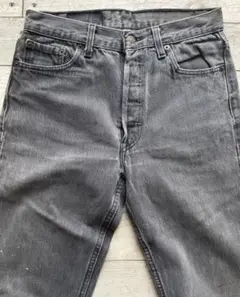 90's Levi's 501 ブラックデニム　後染め　アメリカ製　90年代