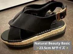 Natural Beauty Basic 厚底 サンダル Mサイズ 23.5cmのサムネイル