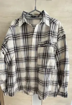 vintage フード付きネルシャツ 90s USED 古着 - メルカリ