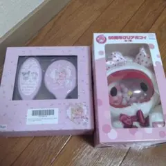 マイメロディ クリアポフィ ミラー＆ブラシセット