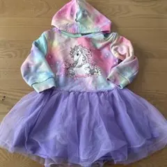 SHEIN ユニコーンプリント ワンピース 4Y