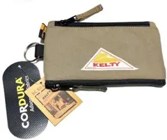 【未使用】KELTY/フェスポーチ3/オリーブダフ/タン/アウトドア/ミニ