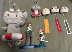 艦これ　グッズ7点セット　フィギュア2体あり