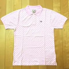 オーシャンパシフィック OP 半袖ポロシャツ ドット柄 ピンク Lのサムネイル