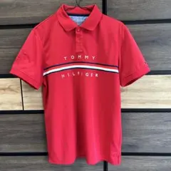 【美品】TOMMY HILFIGER ポロシャツ ゴルフ　カジサック 鬼連チャン