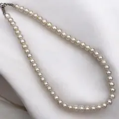 オーバルパールネックレス