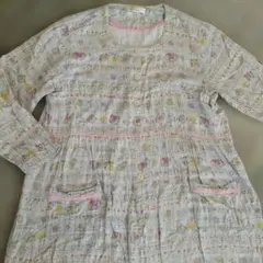 ナルエー 花柄 ワンピース パジャマ M〜Lサイズ