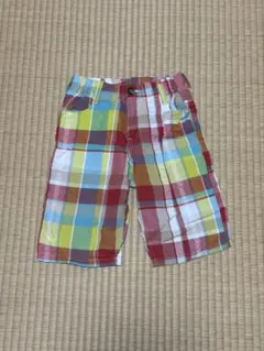 カラフルチェック柄 半ズボン