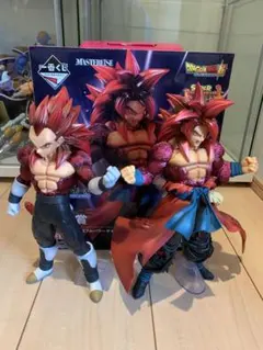 ドラゴンボール 一番くじ 孫悟空ゼノ ベジータゼノ フィギュア2体のサムネイル
