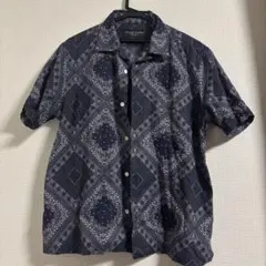 Journal Standard TRISECT 半袖シャツ ネイビー