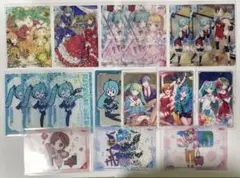 初音ミク　キラキラクリアコレクションカード メタリックカード