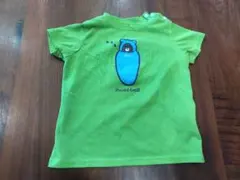 mont-bell 緑色 Tシャツ クマのイラスト　80